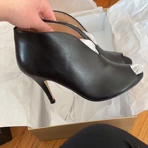 Halogen Peep toe booties size 7.5